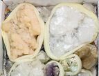 Mixed Indian Mineral & Crystal Flat - Pieces #138527-2